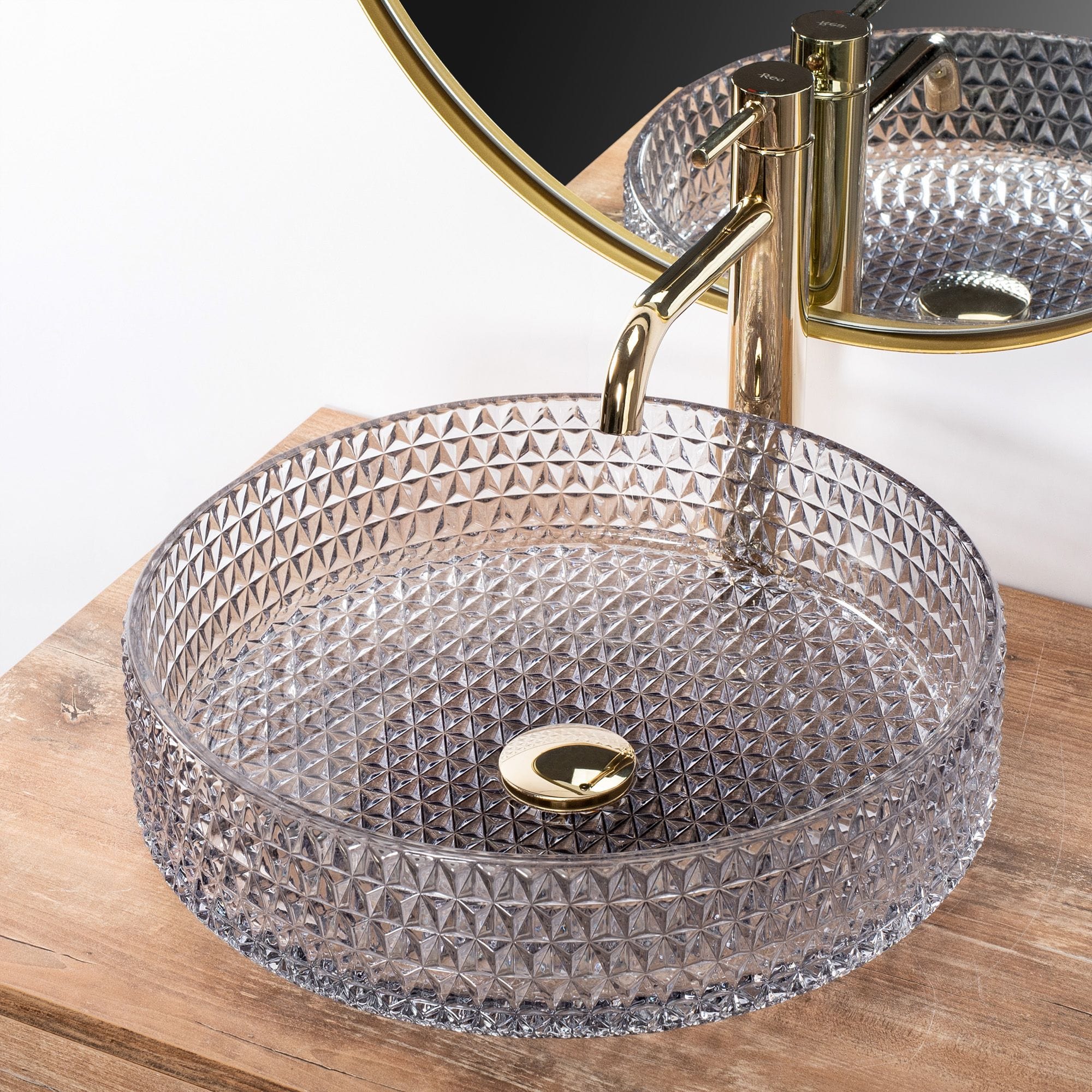 Lavoar pe blat Rea Cristal, 40 cm