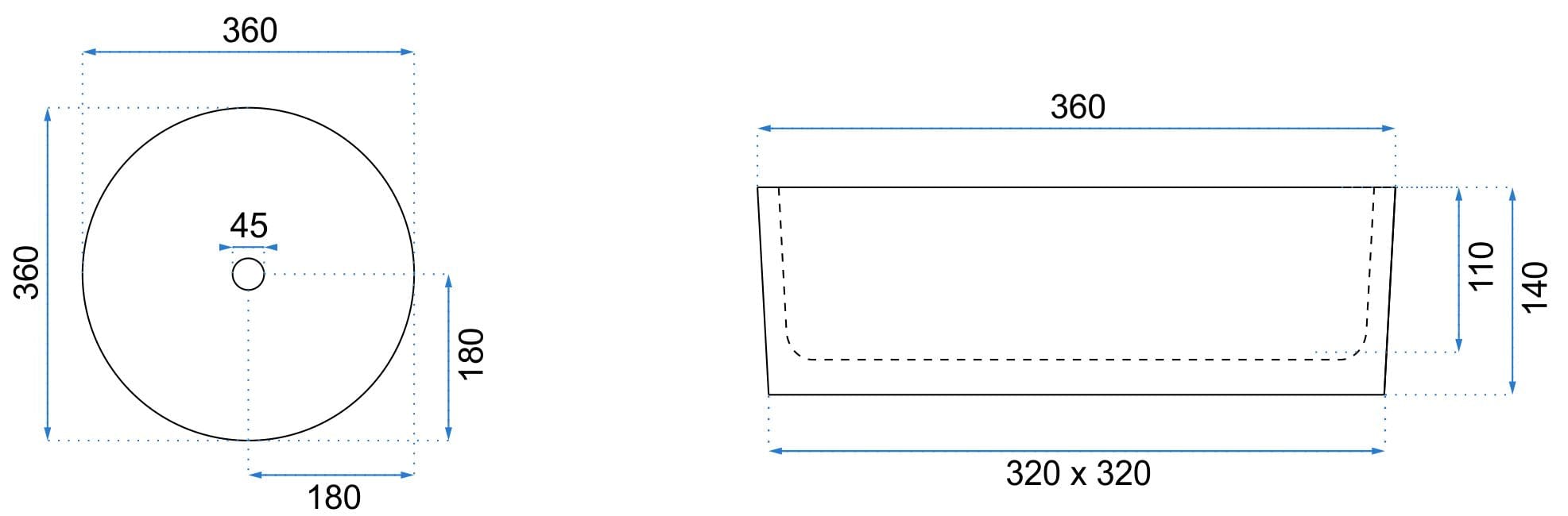 Lavoar pe blat Rea Ida rose