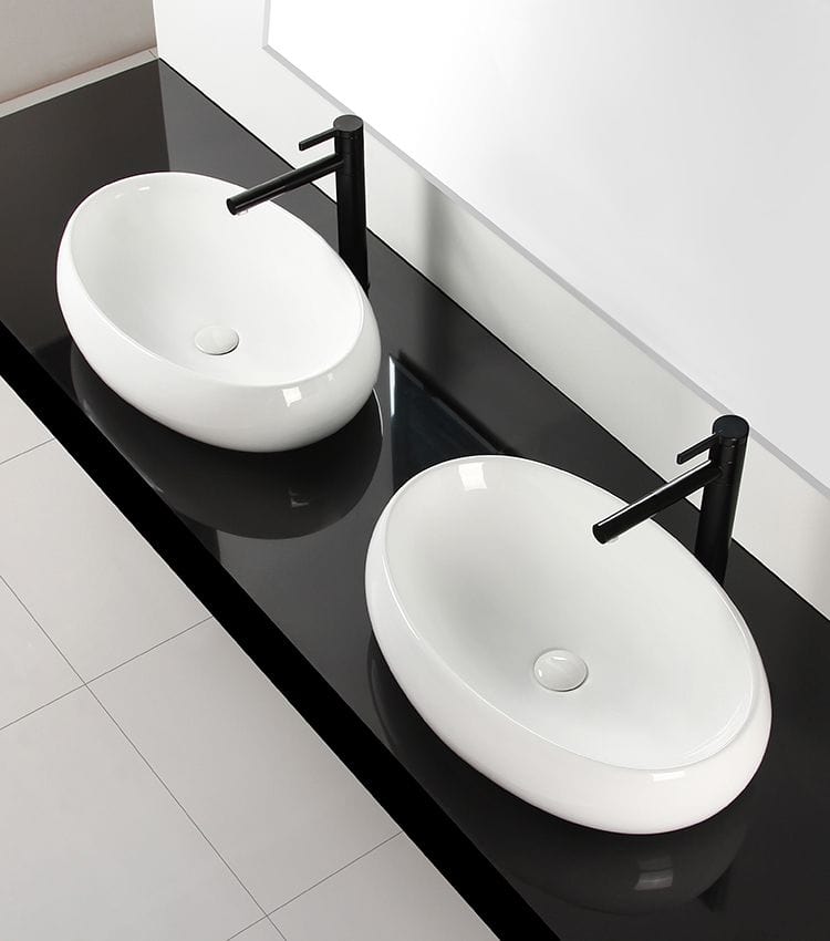 Lavoar pe blat Rea Melania alb