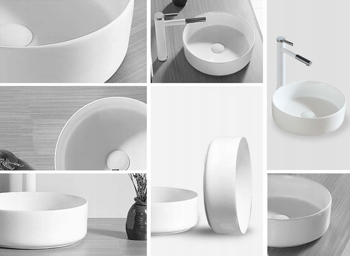 Lavoar pe blat Rea Sami alb