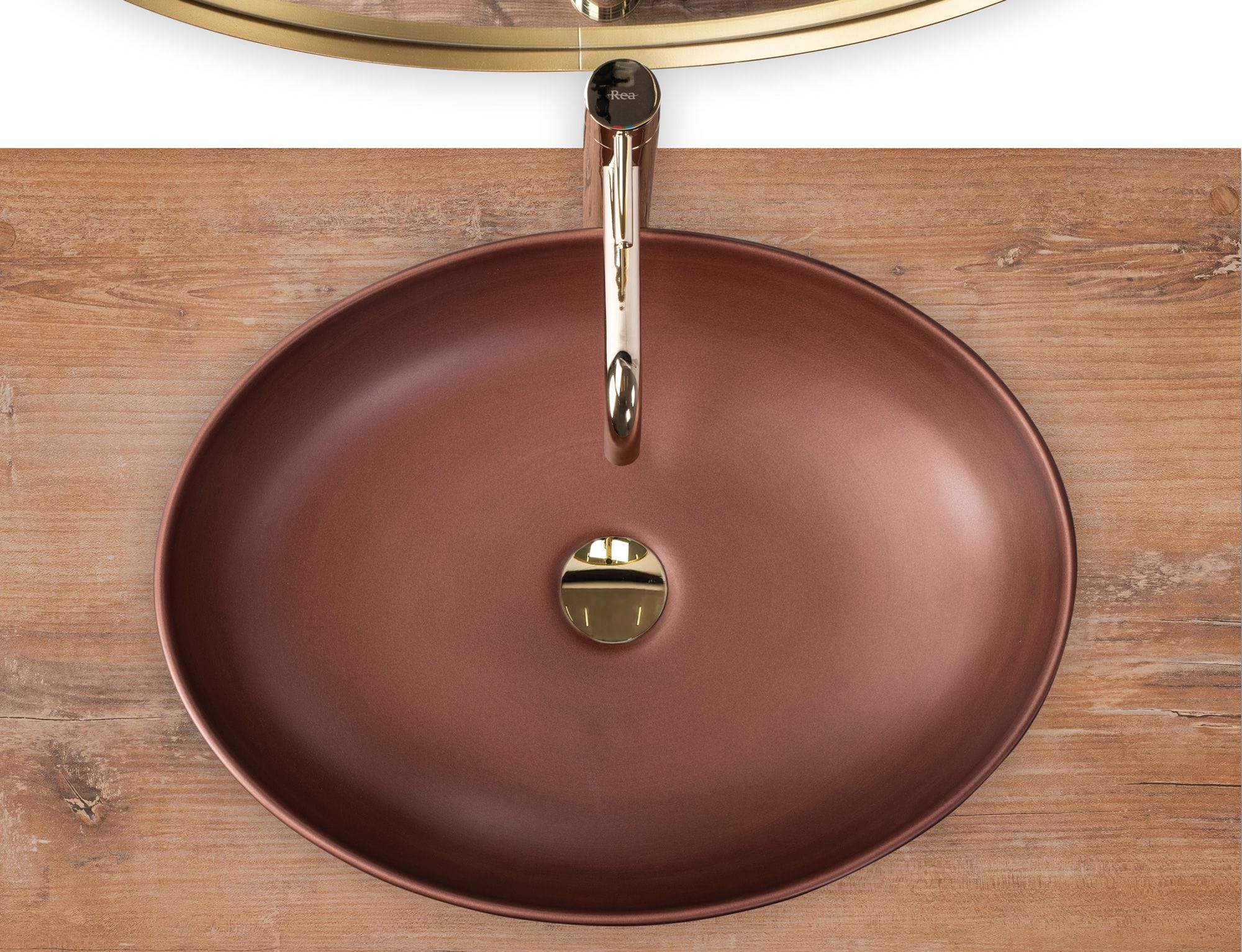 Lavoar pe blat Rea Villa Copper