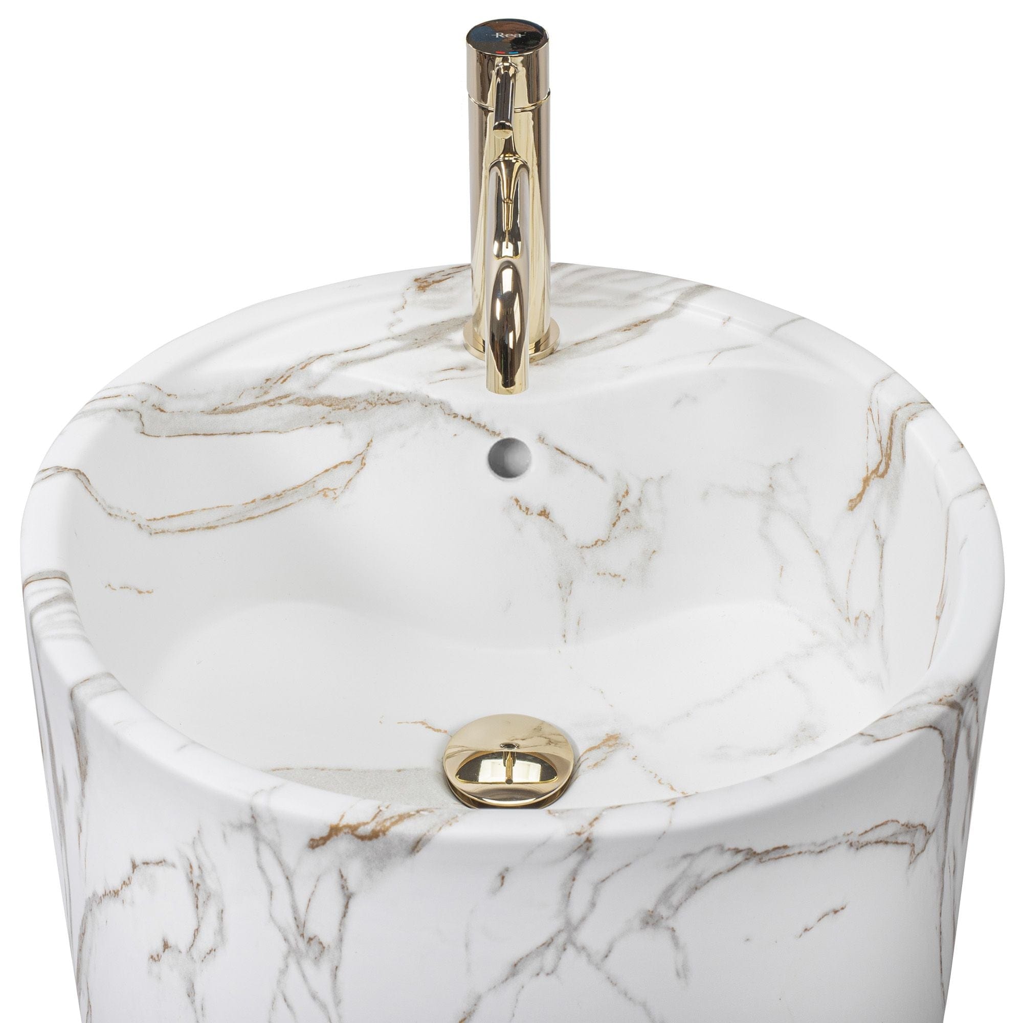 Lavoar stativ ceramic Rea Anya, 45 cm, lava mat