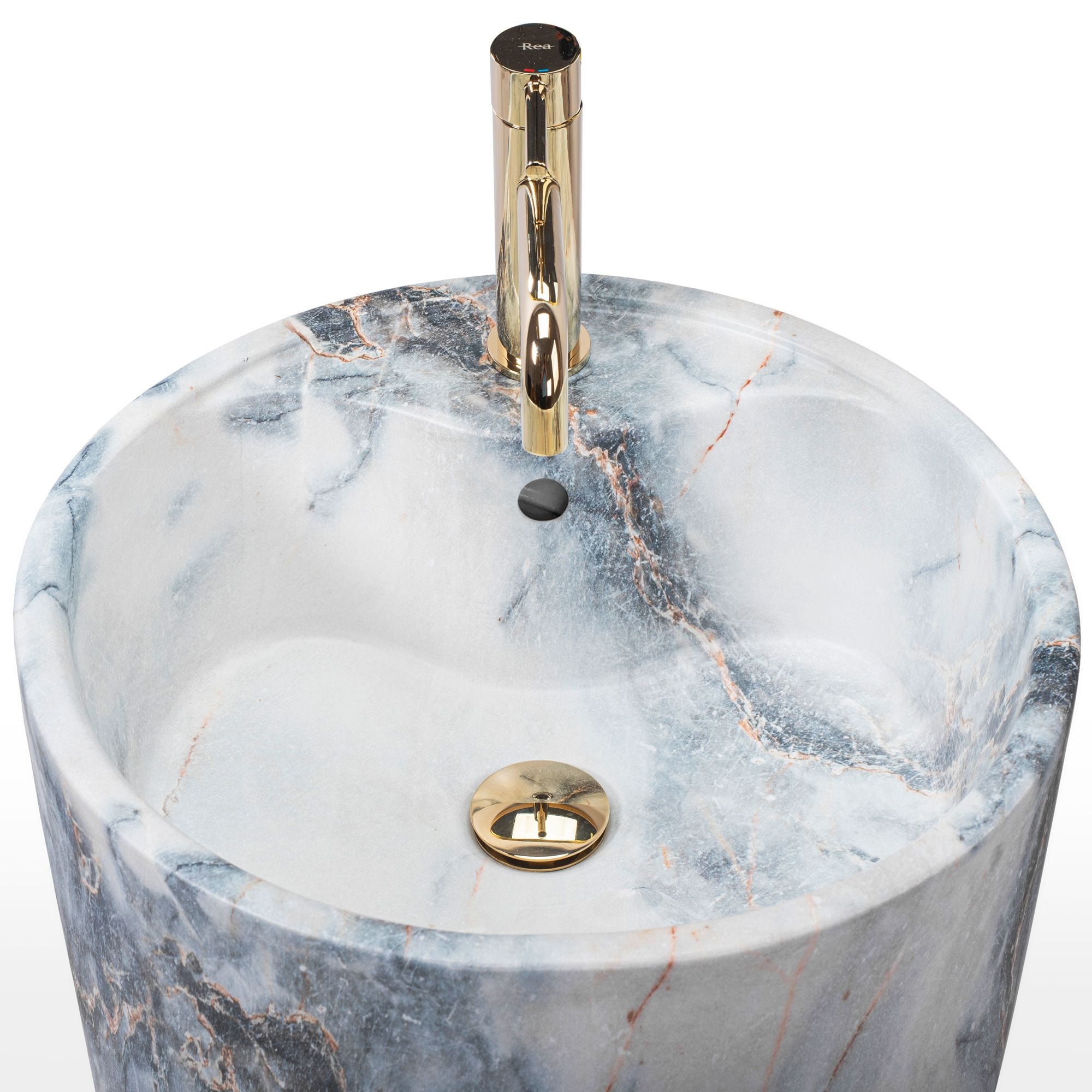 Lavoar stativ ceramic Rea Anya, lățime de 45 cm, granit mat