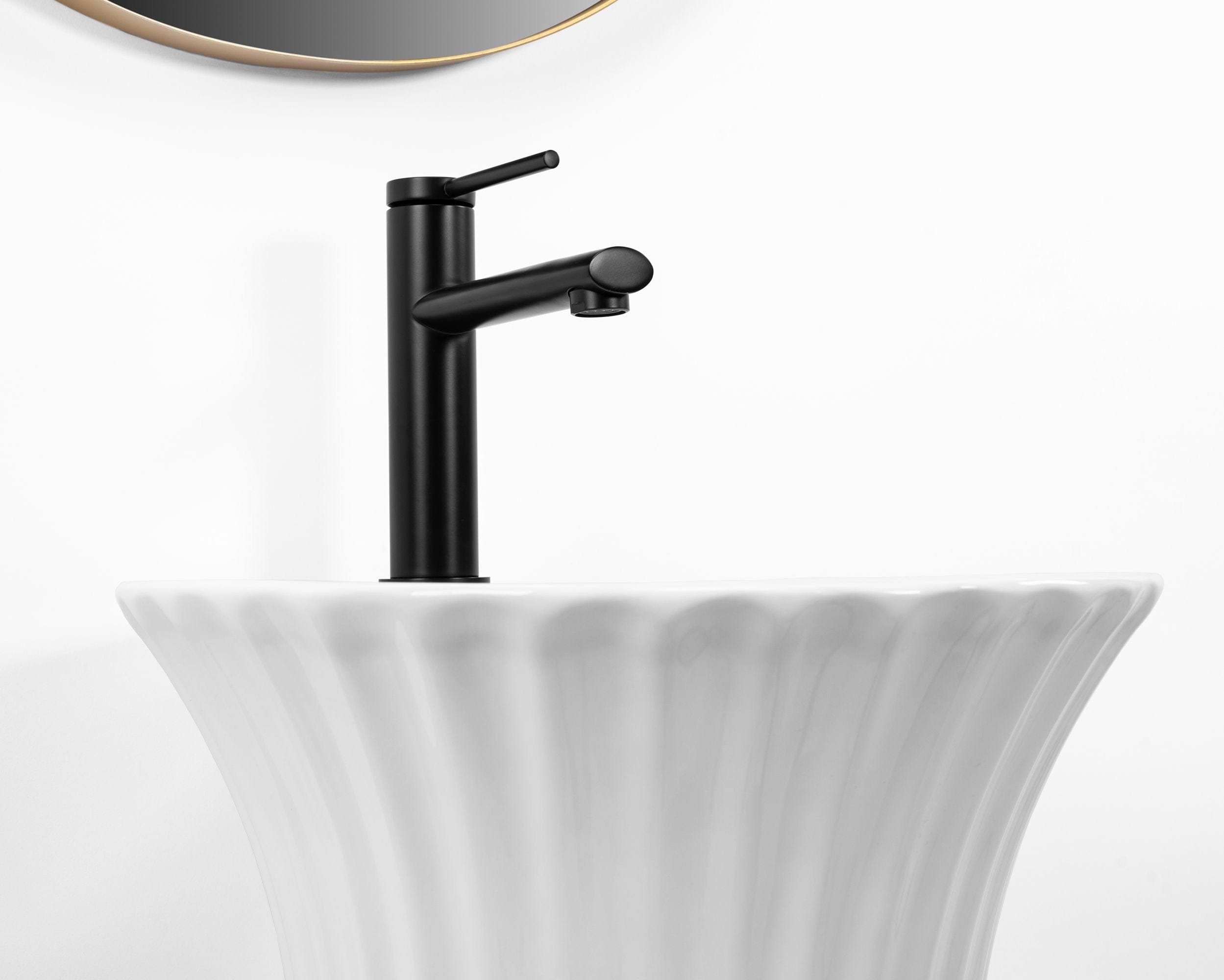 Lavoar stativ ceramic Rea Hope, 40 cm, alb