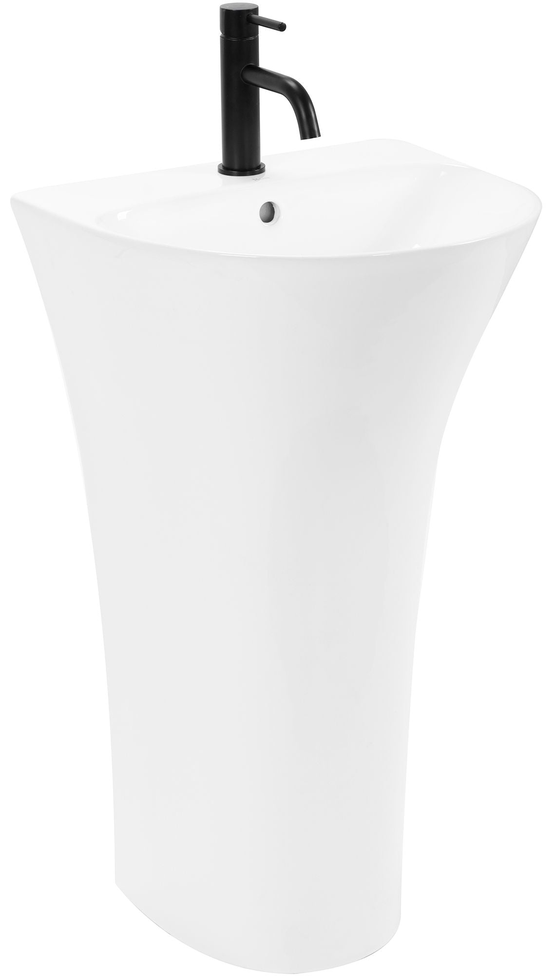 Lavoar stativ Rea Rita Slim alb