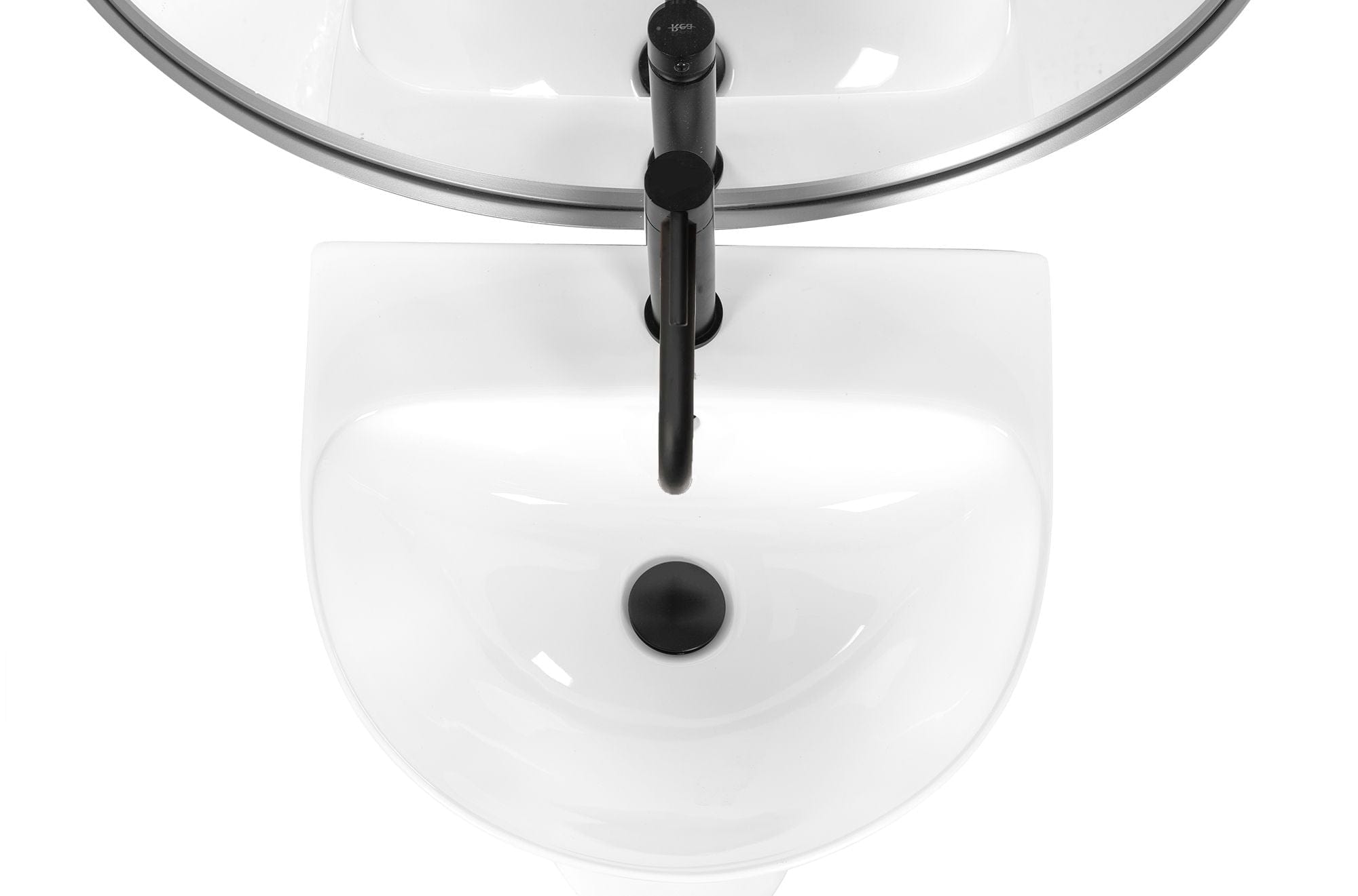 Lavoar stativ Rea Rita Slim alb