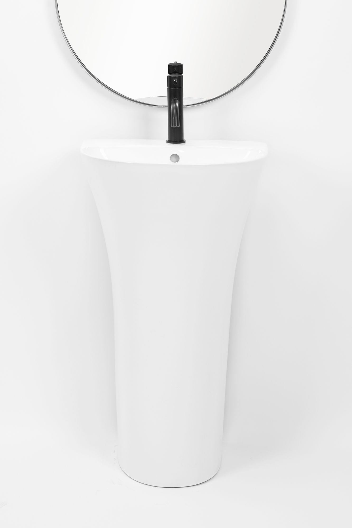 Lavoar stativ Rea Rita Slim alb