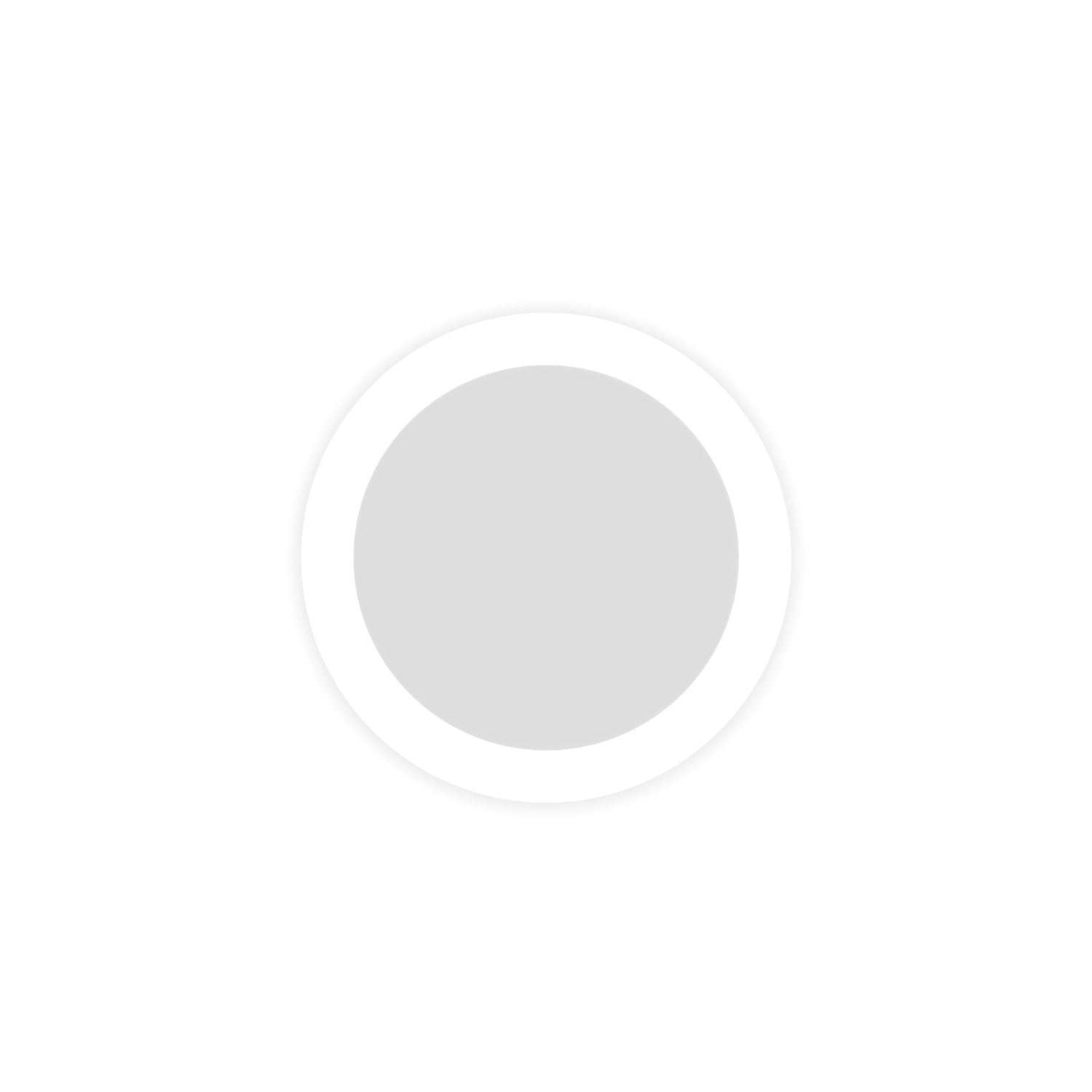 Oglindă cu sistem retroluminare LED SaviniDue, rotundă, 75 cm