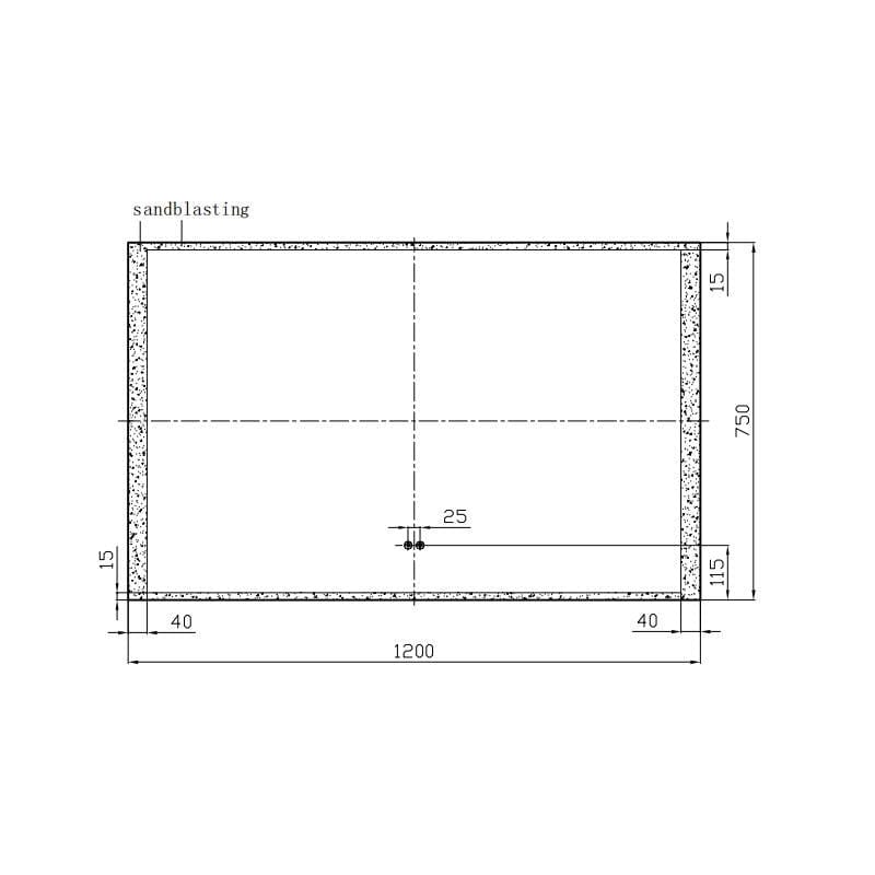 Oglinda Fluminia, Rodin 120, dreptunghiulară, cu LED, 3 culori, dezaburire, 120 cm