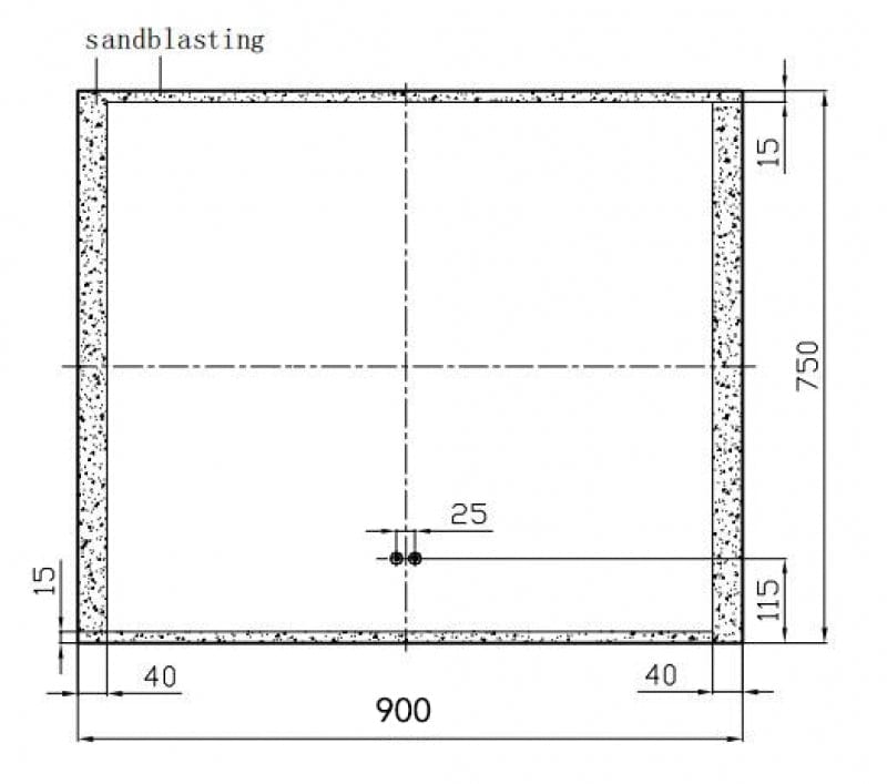 Oglinda Fluminia Rodin-90 cu iluminare LED 2 culori si dezaburire, dreptunghiulara, 90x75 cm