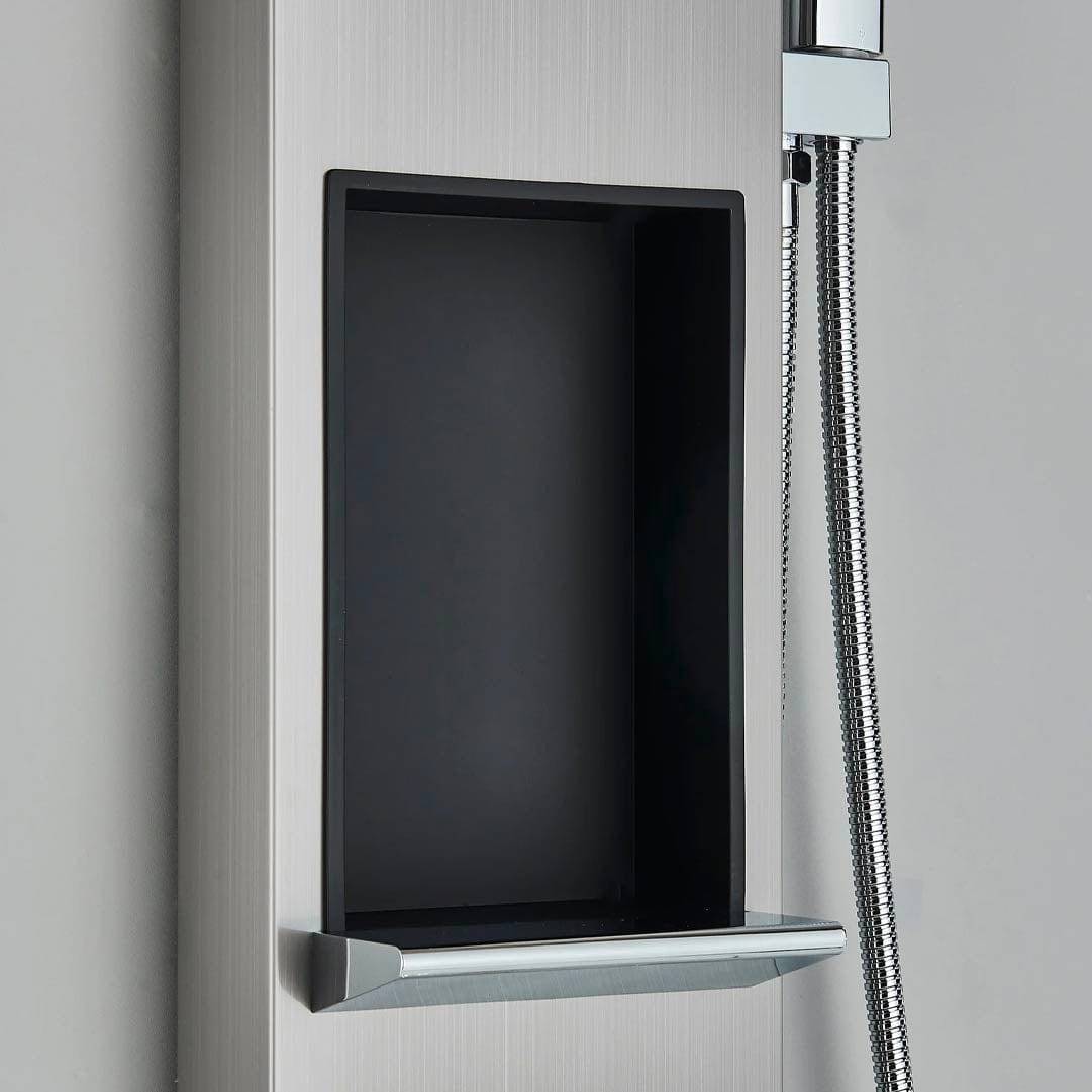 Panel de dus cu efect de ploaie, suport incorporat si jeturi de masaj, cod 1608