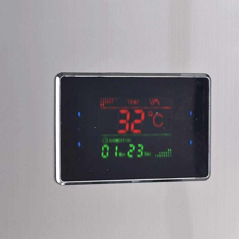 Panel de Dus cu LED 1153, cu efect de ploaie si jeturi cu masaj, cod 1153