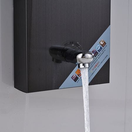 Panel de Dus cu LED 1154, cu efect de ploaie si jeturi cu masaj, cod 1154