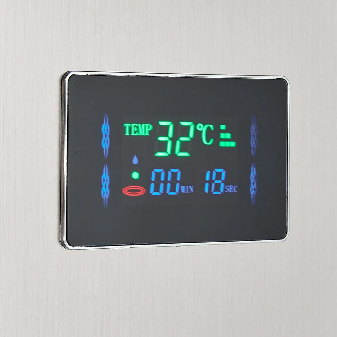 Panel de Dus cu LED, cu efect de ploaie si jeturi cu masaj, cod 1439