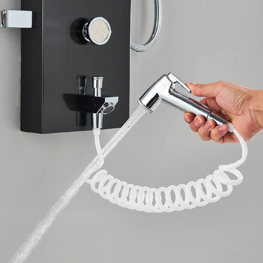 Panel de Dus cu LED, efect de ploaie si jeturi cu masaj, cod 1610