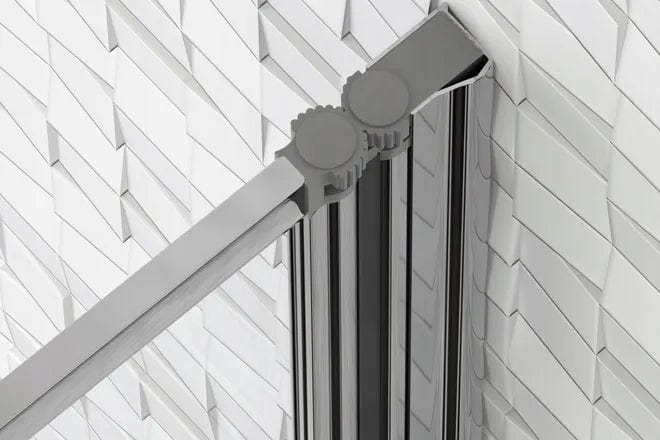 Paravan de cadă, Rea, Idea, 120 x 140 cm, crom