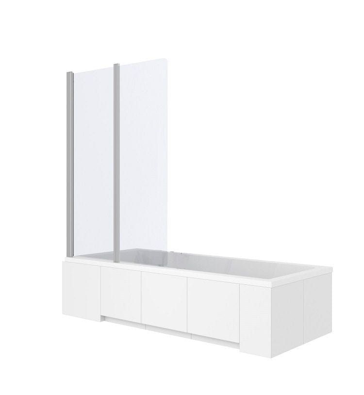 Paravan pliabil pentru cadă Rea Agat-2 80 cm crom