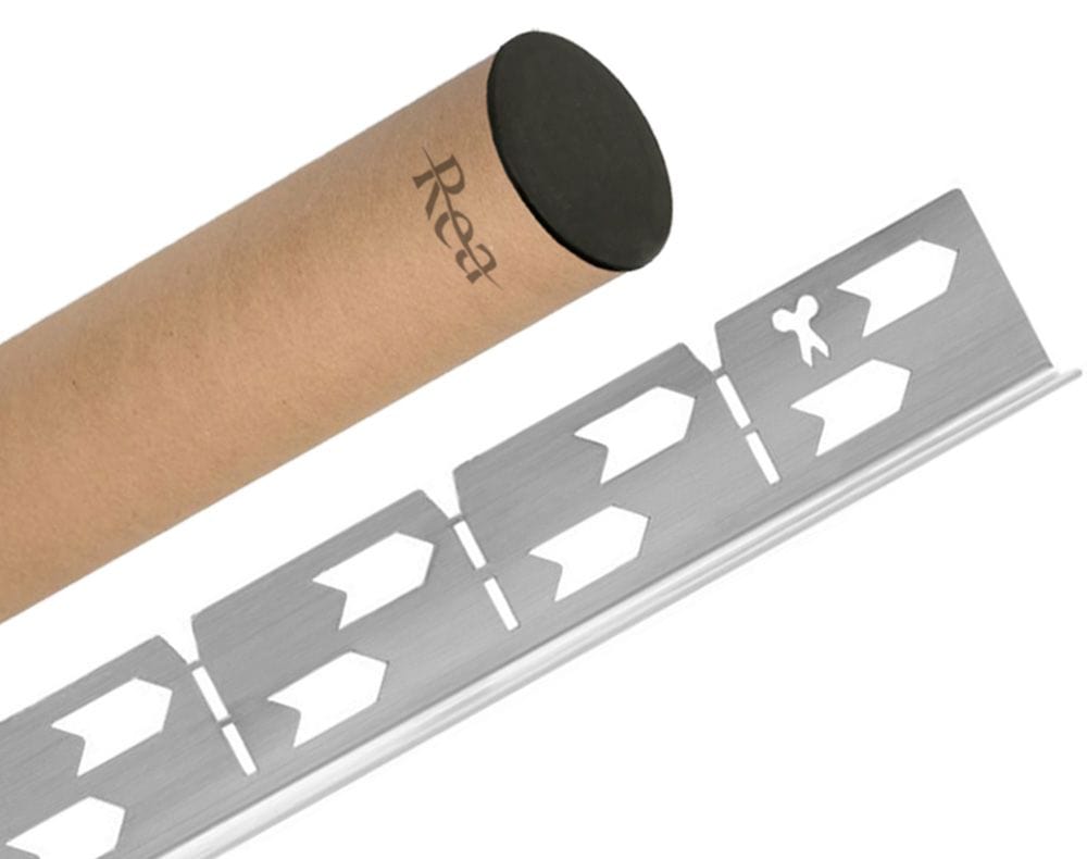 Profil de panta cadita de dus, argintiu, 140 cm