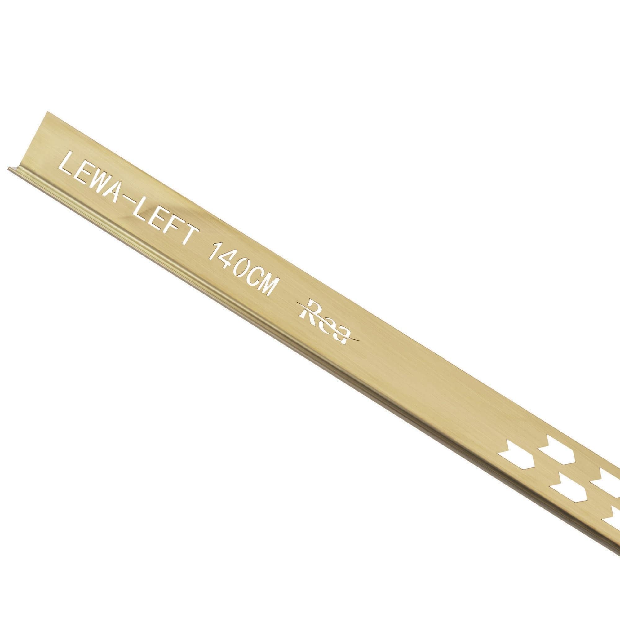 Profil de panta cadita de dus, auriu periat, 140 cm