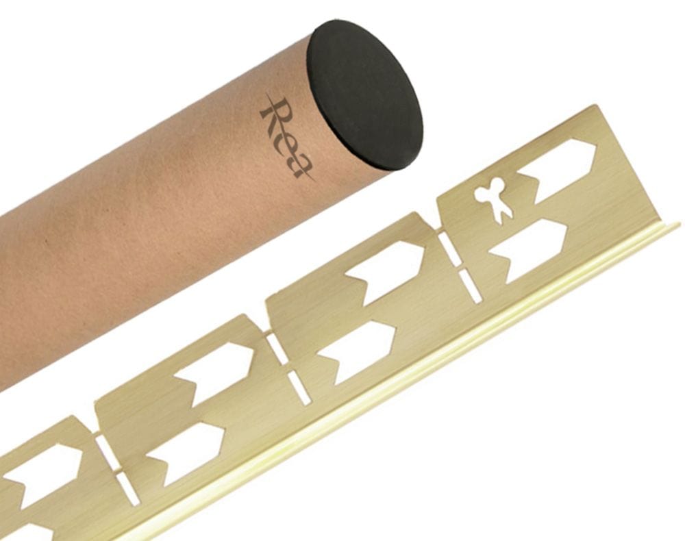 Profil de panta cadita de dus, auriu periat, 140 cm