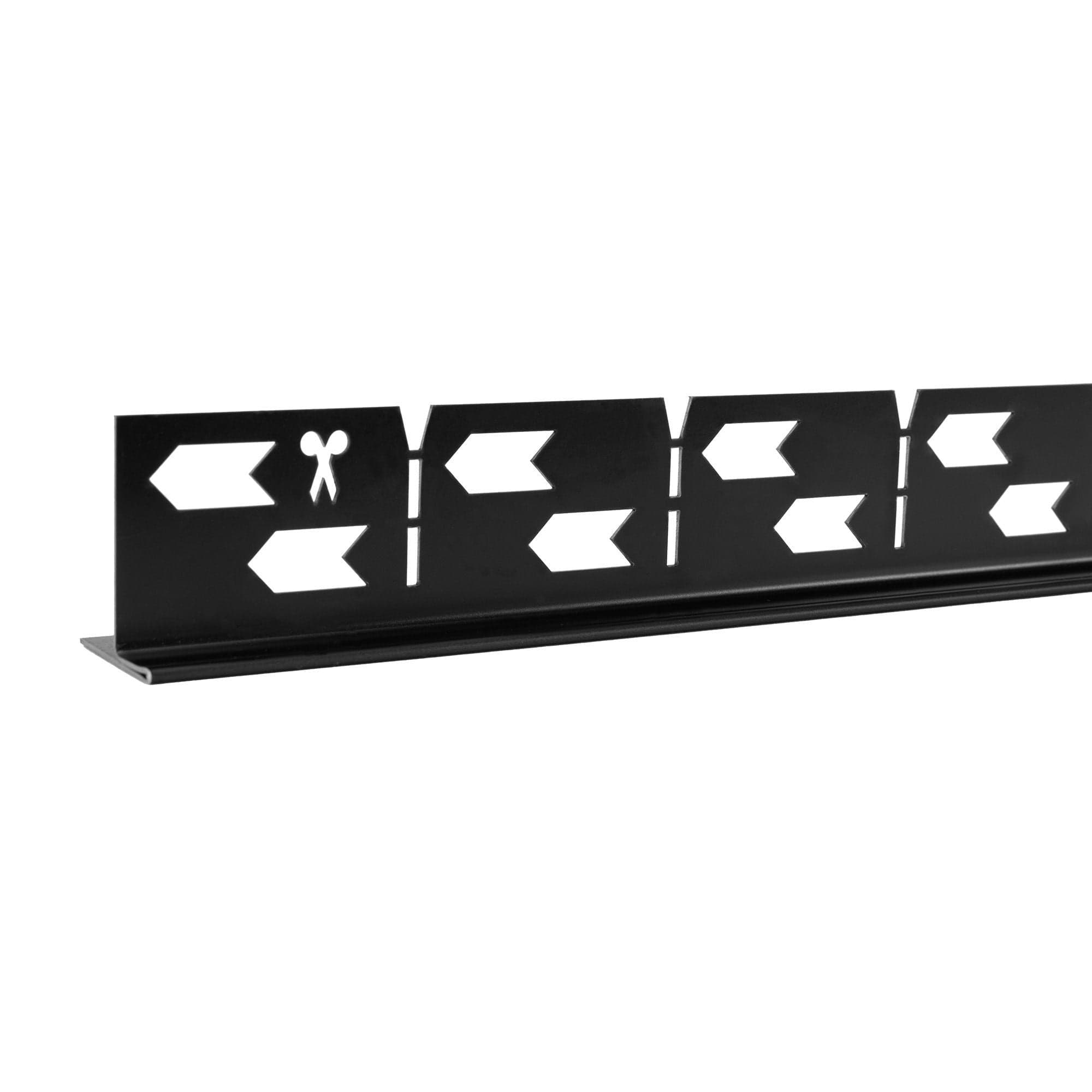 Profil de panta cadita de dus, negru, 120 cm