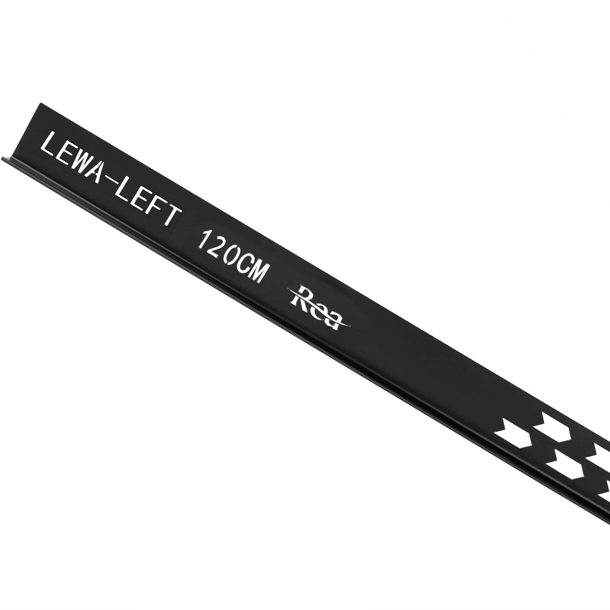 Profil de panta cadita de dus, negru, 120 cm