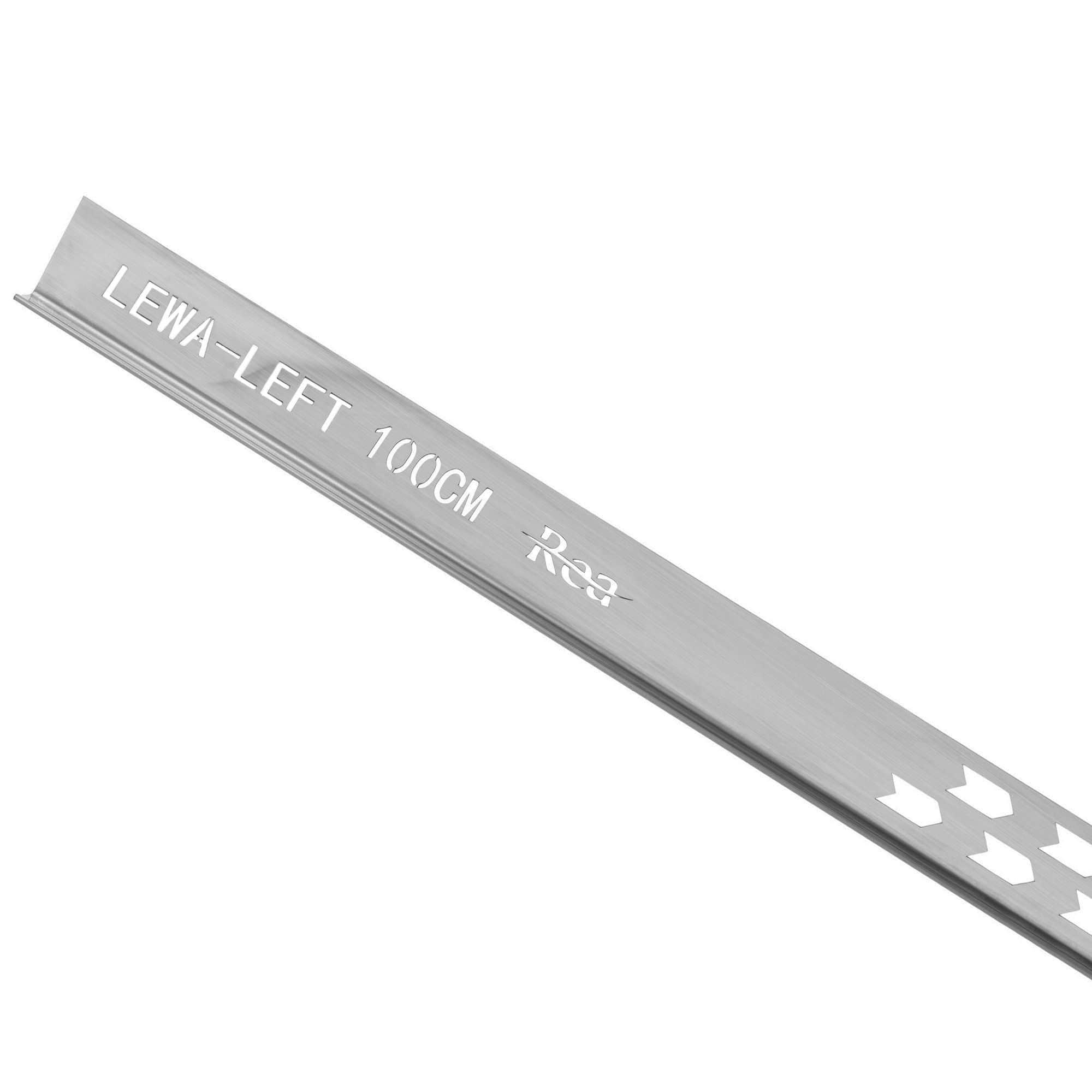 Profil de panta cadita de dus Rea, argintiu, 100 cm