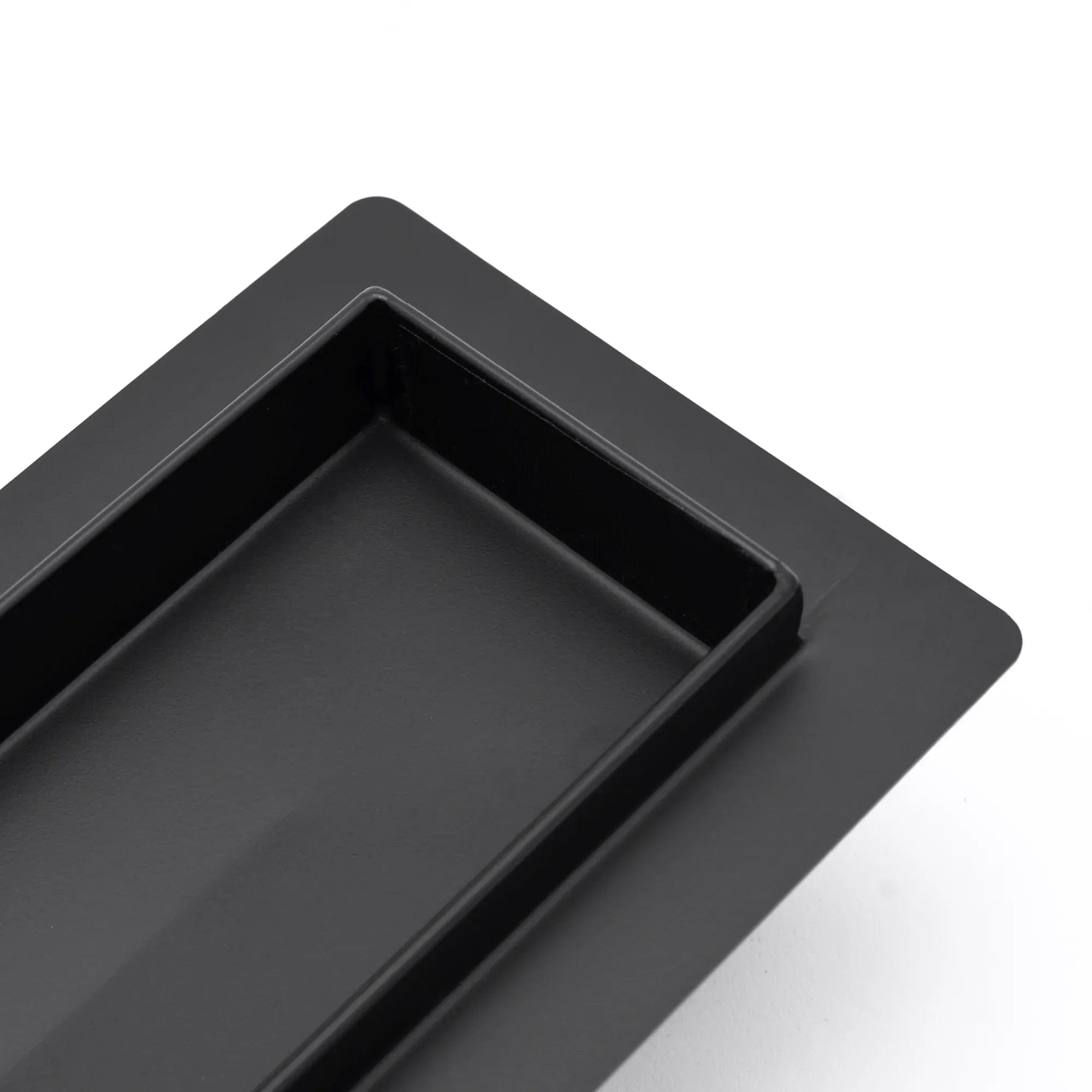 Rigolă de duș Rea Greek Pro, negru mat, 90 cm