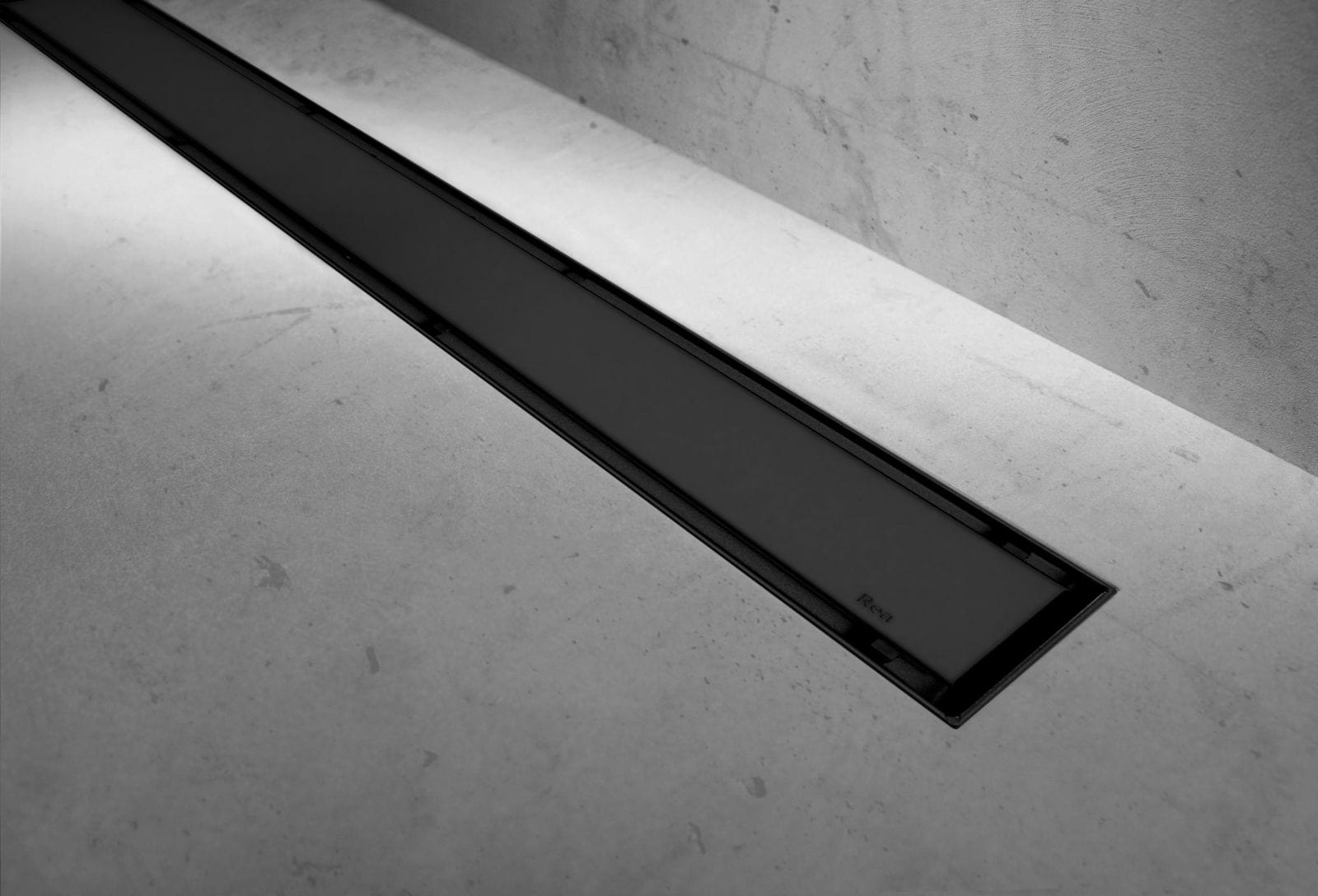 Rigolă de duș Rea Neo Pure Pro, negru, 100 cm