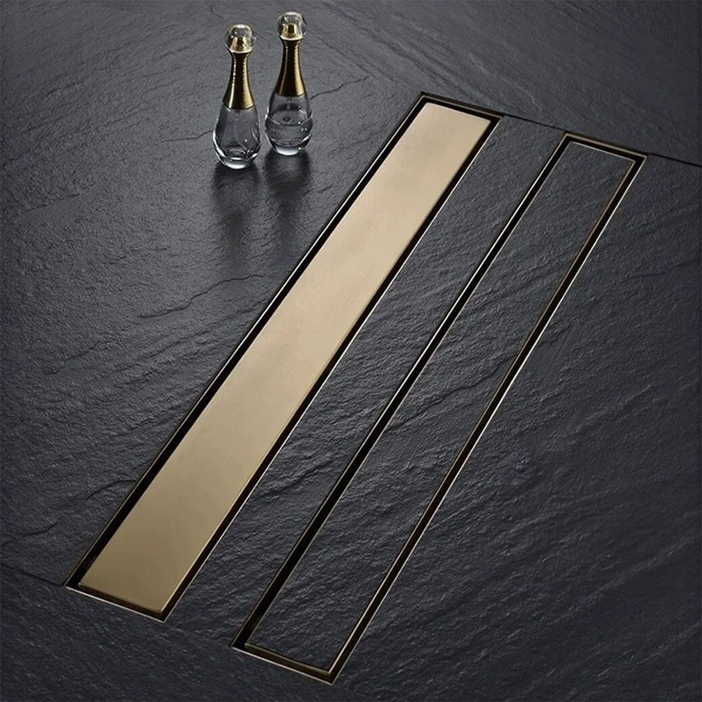 Rigolă de duș Rea Neox Pro, auriu periat, 70 cm