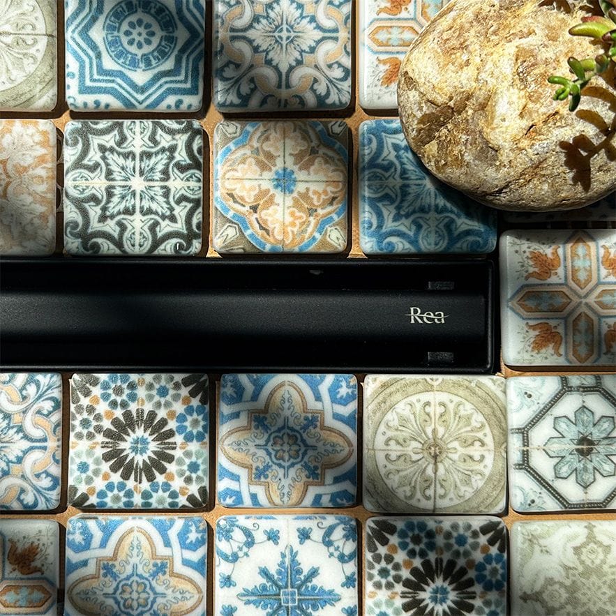 Rigolă de duș Rea Neox Slim Pro, negru mat, 60 cm