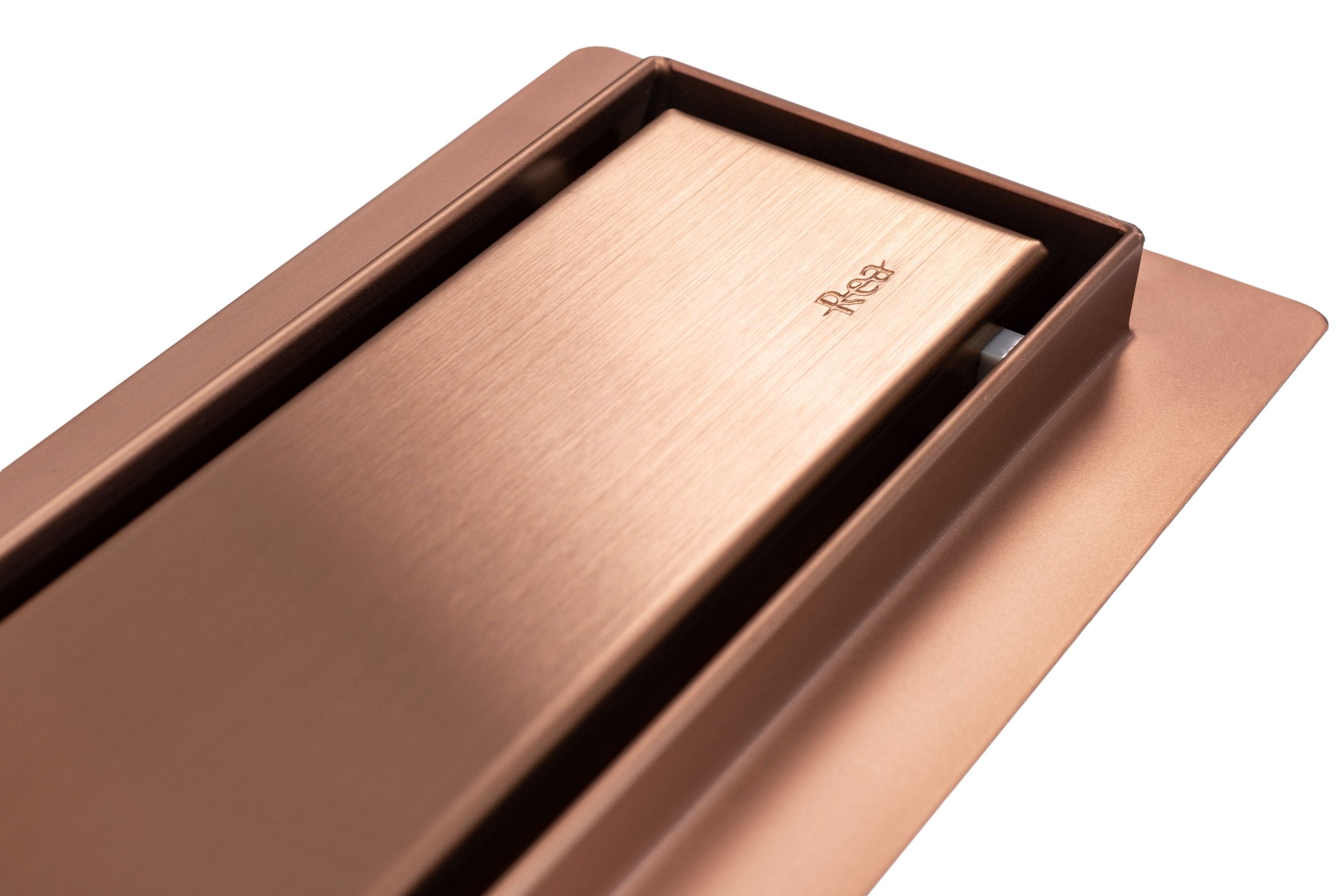 Rigolă de duș Rea Pure Neo, cupru mat, 60 cm