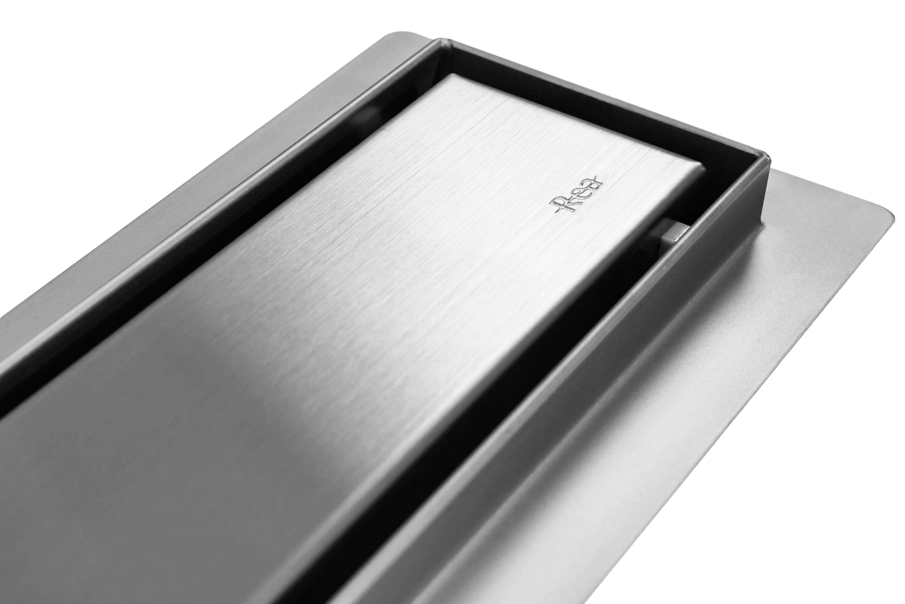 Rigolă de duș Rea Pure Neo Pro, nichel, 80 cm