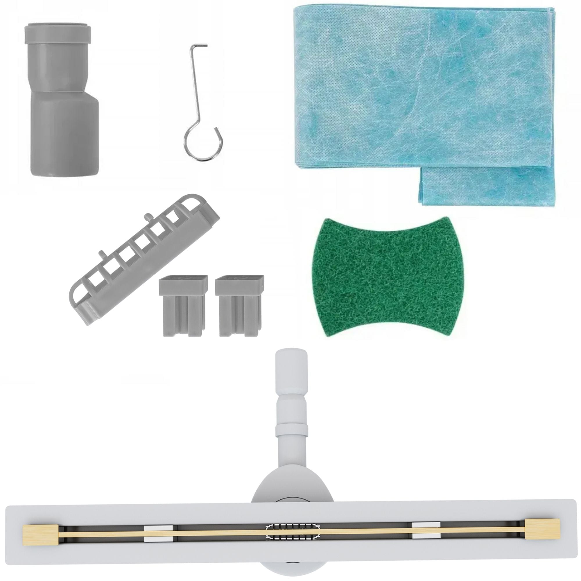 Rigolă de duș Rea Ultra Slim, auriu, 70 cm