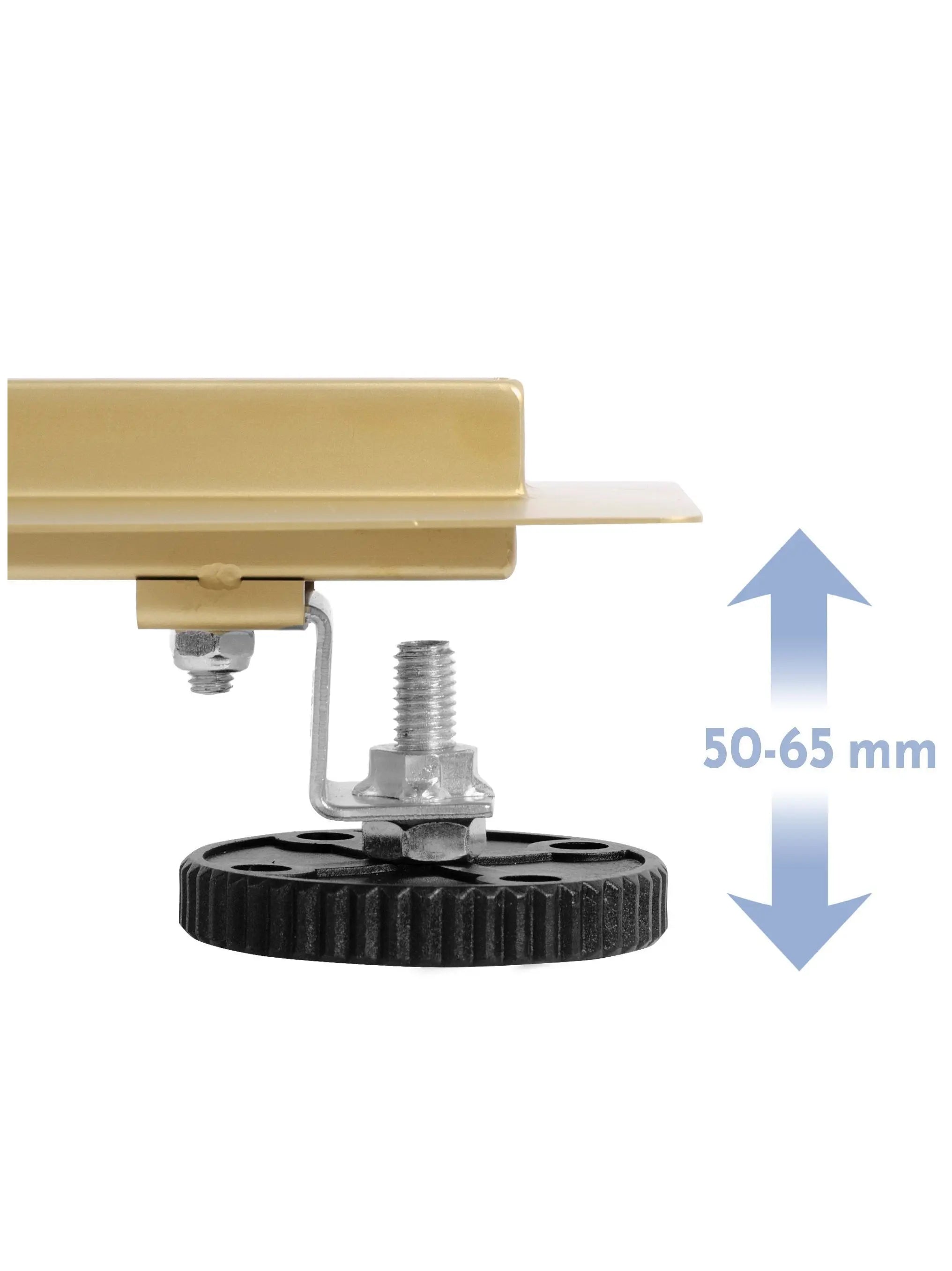 Rigola de dus Rea Neox Pro Gold, auriu periat, 60 cm