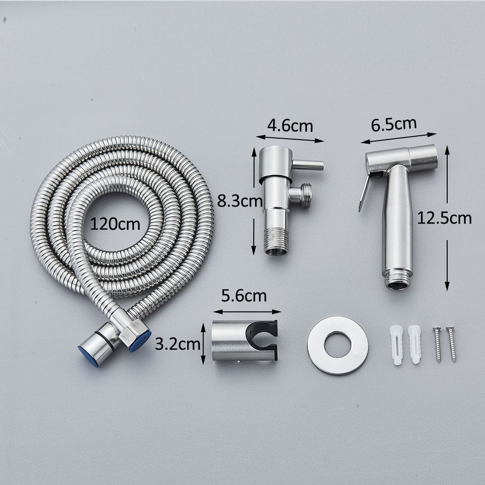 Robinet tip dus intim, argintiu, cod 1582