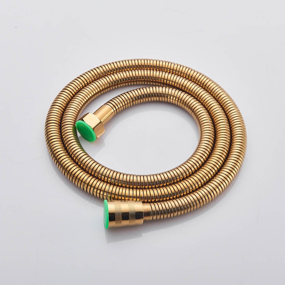 Robinet tip dus intim pentru bideu sau wc cu doua intrari, auriu lucios, cod 1452