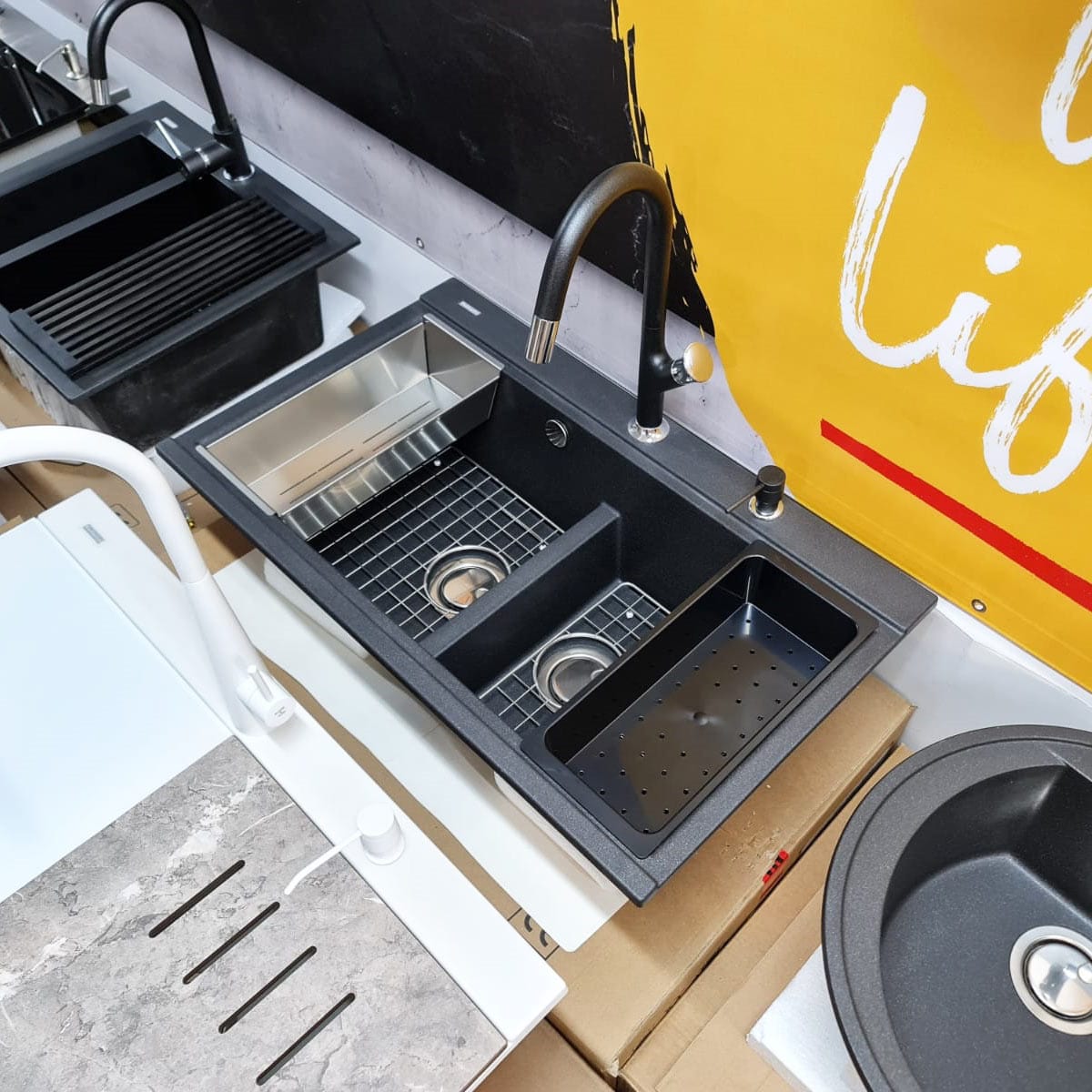 Scurgator pentru chiuveta ABS Tip Tavita Perforata 423*180*80mm, cod 6039