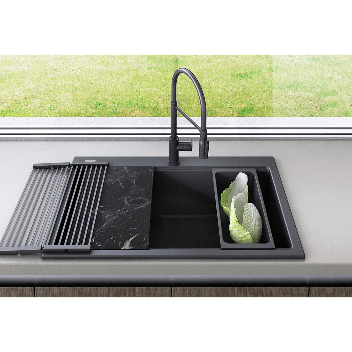 Scurgator pentru chiuveta ABS Tip Tavita Perforata 423*180*80mm, cod 6039