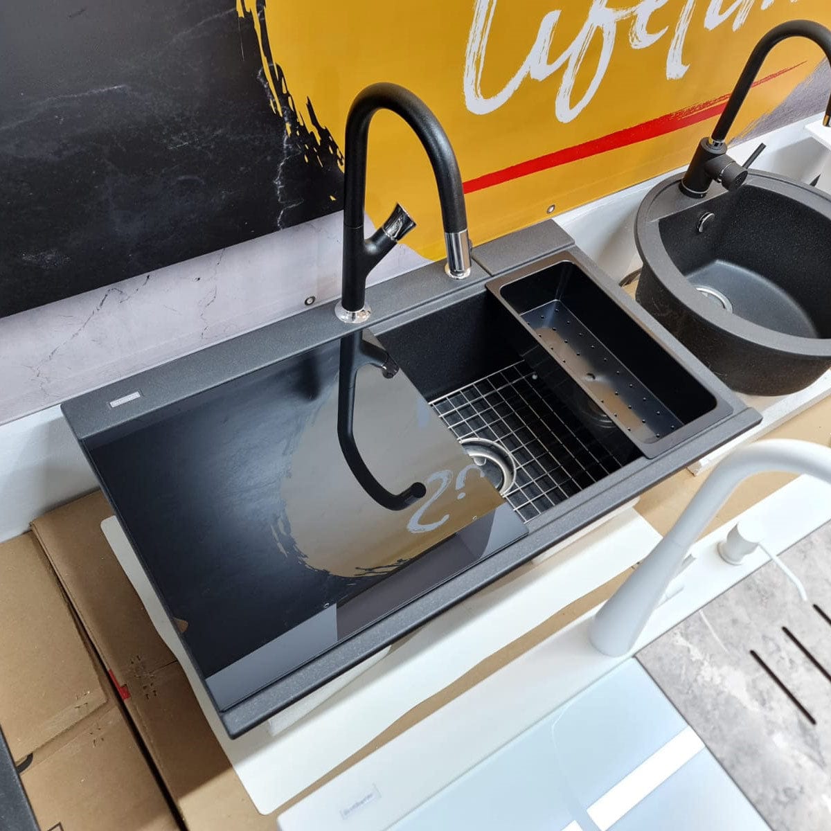 Scurgator pentru chiuveta ABS Tip Tavita Perforata 423*180*80mm, cod 6039