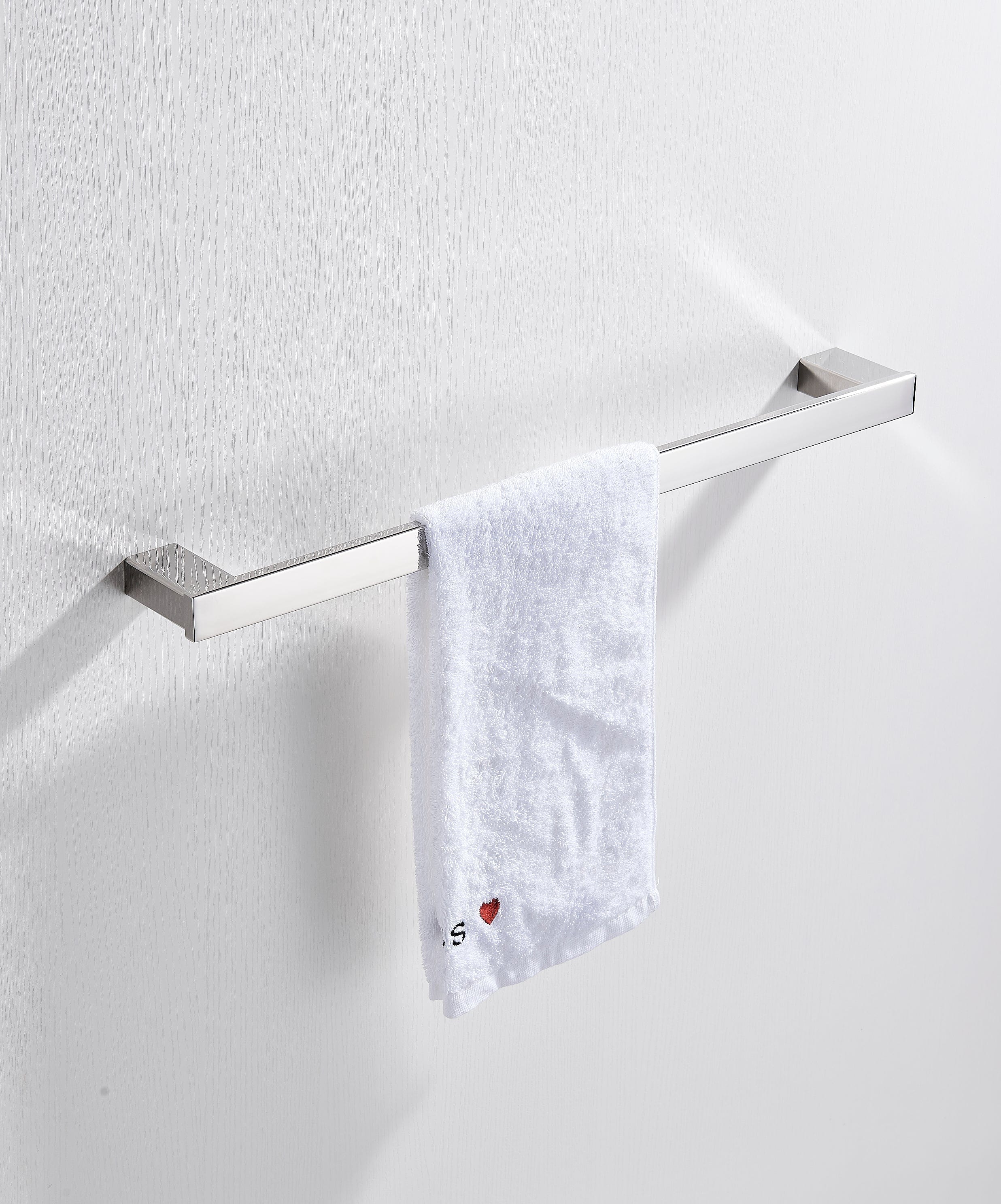 Set accesorii baie, argintiu cromat, 4 piese, cod 1273