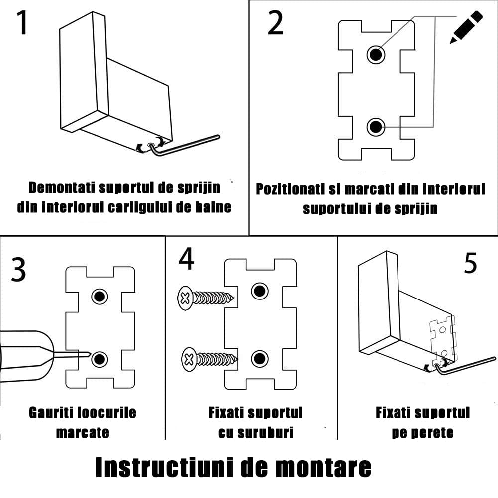 Set accesorii baie, argintiu cromat, 4 piese, cod 1273