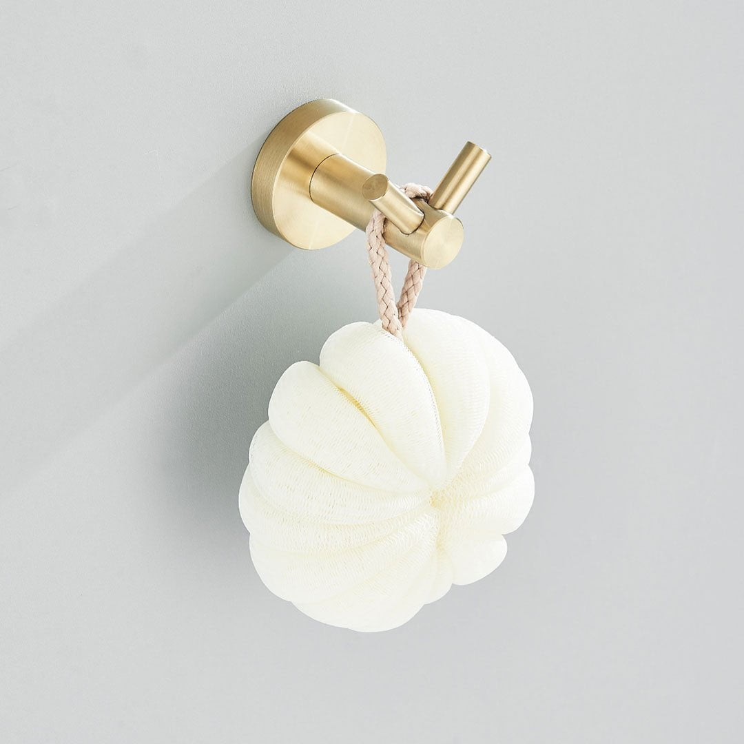 Set accesorii baie, auriu periat, 6 piese, cod 1192