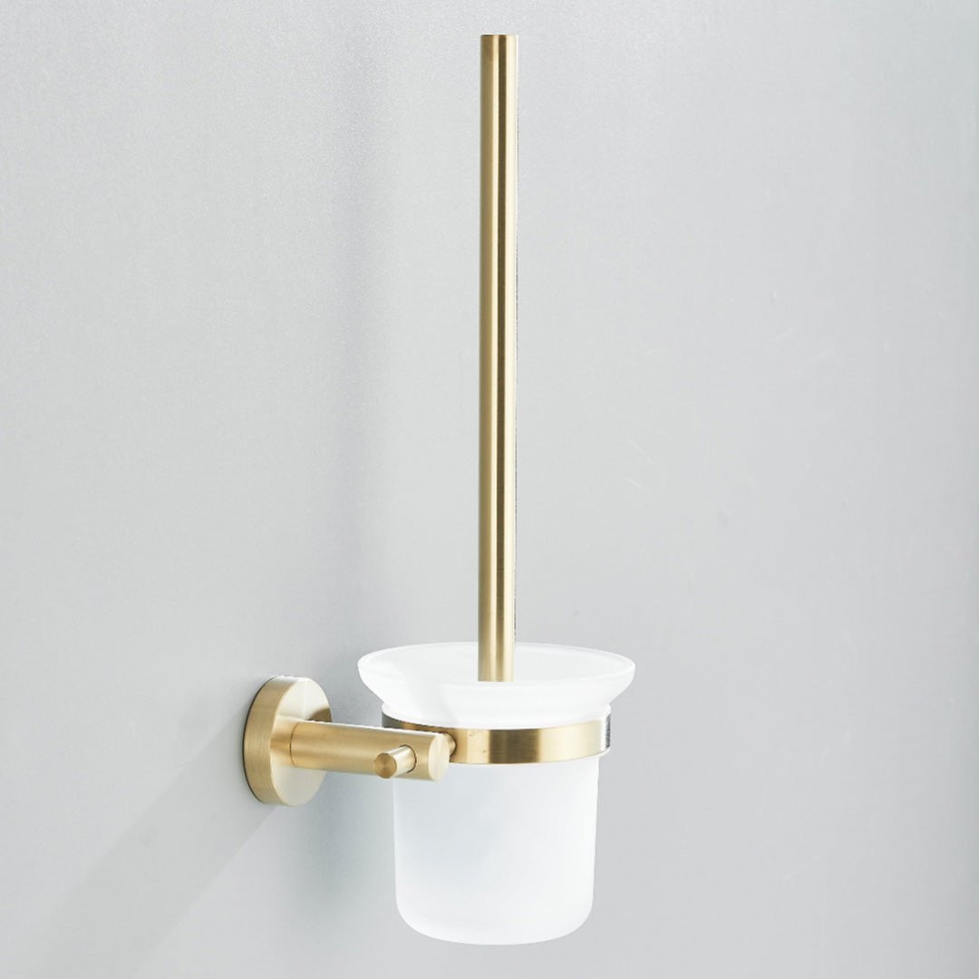 Set accesorii baie, auriu periat, 6 piese, cod 1192