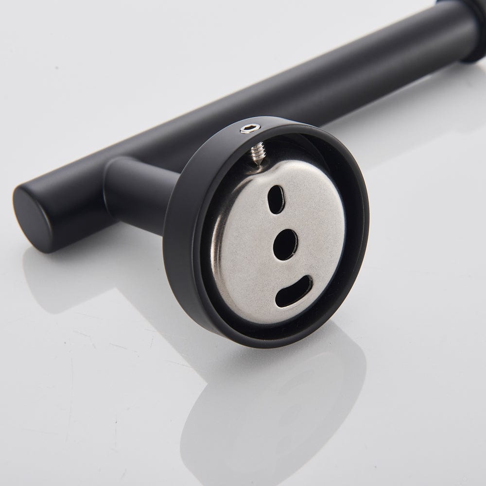 Set accesorii baie, negru mat, 4 piese, cod 1547