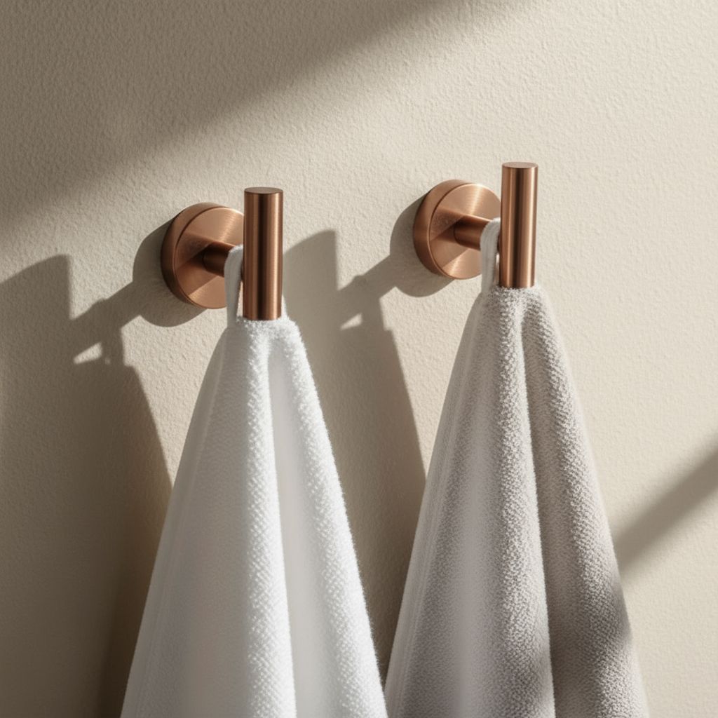 Set accesorii pentru baie Rea Ari, cupru periat, 4 piese
