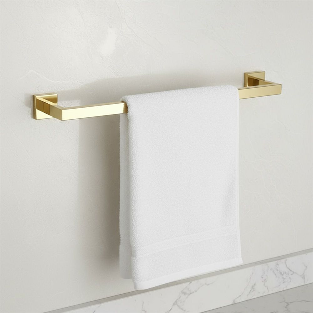 Set accesorii pentru baie Rea Rio, aurius lucios, 4 piese
