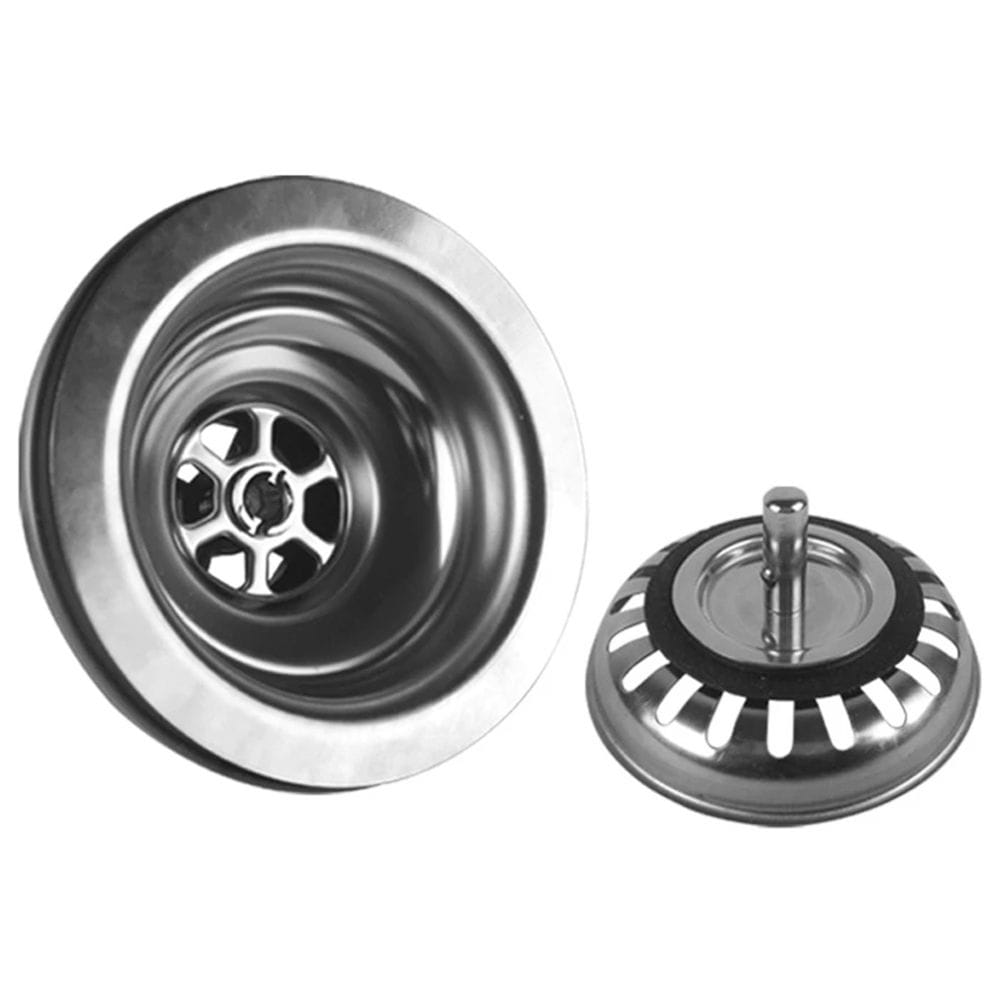 Set chiuvetă bucătărie granit Nils neagră, baterie, dozator detergent, sifon și scurgere, 310x620x160 mm