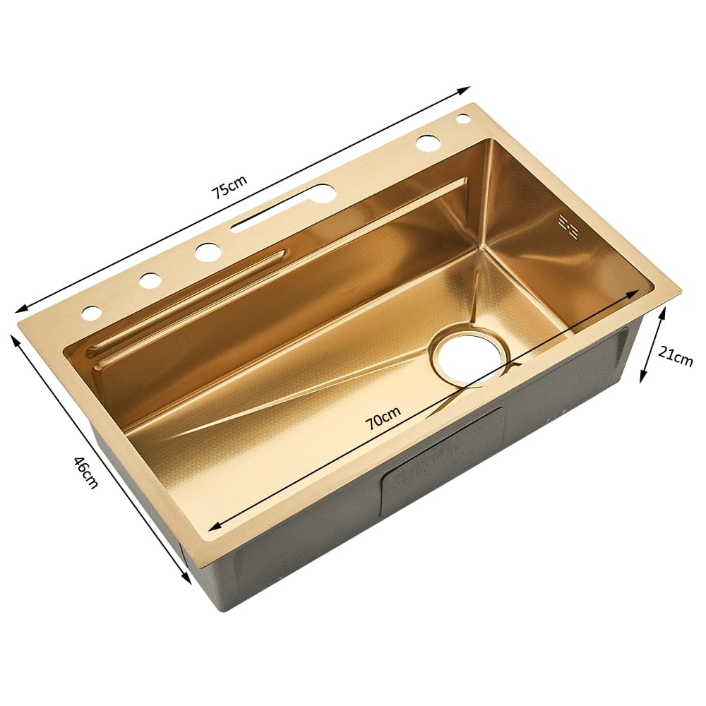 Set chiuvetă de bucătărie multifuncțională, baterie cu duș extractibil și baterie specială pentru apă purificată + accesorii incluse, cod 1112