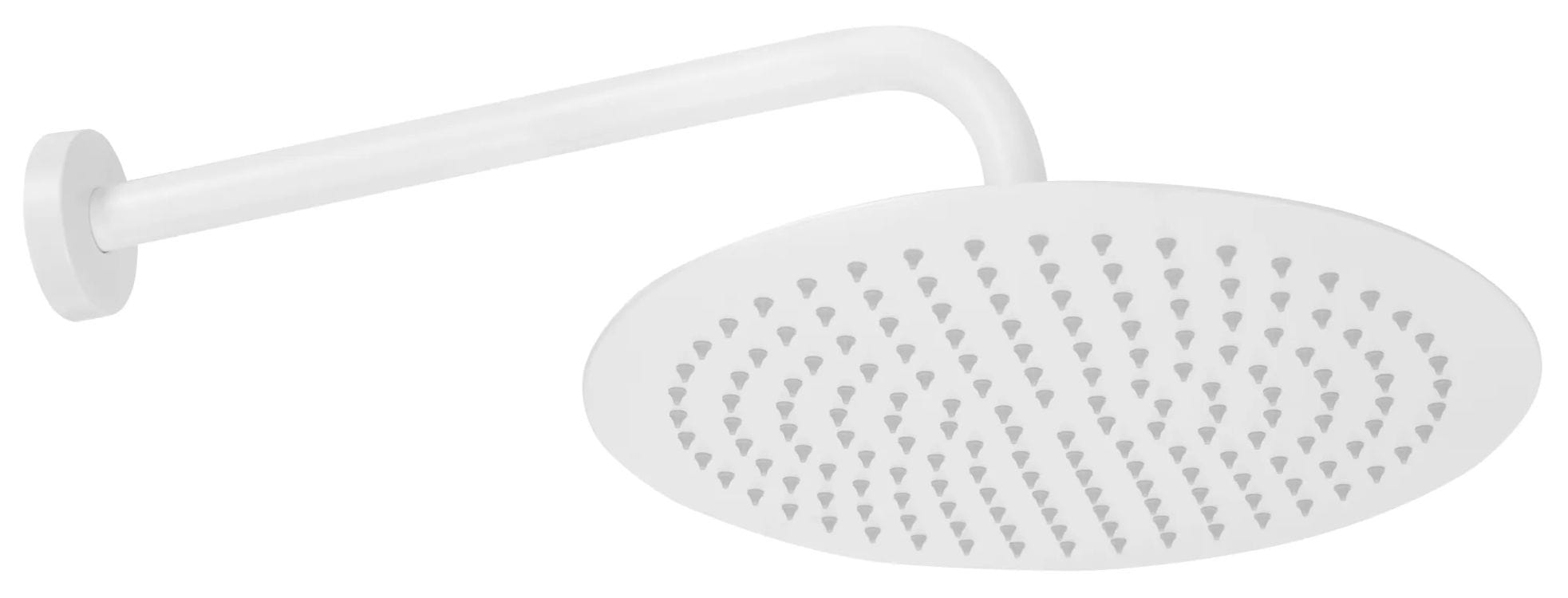 Set de duș încastrat Rea Lungo alb cu 3 funcții de curgere